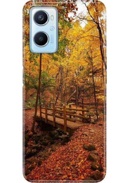 Oppo A96 Kılıf (CPH2333) Uyumlu Silikon Kareografi Kasımda Aşk