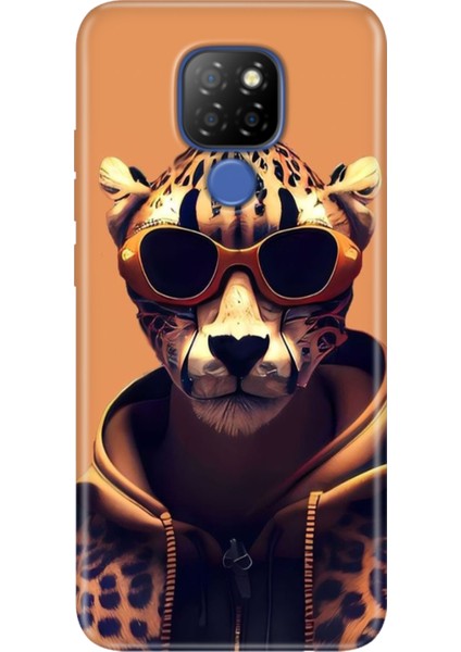 General Mobile Gm 20 Kılıf Desenli Silikon Case Uv Tiger