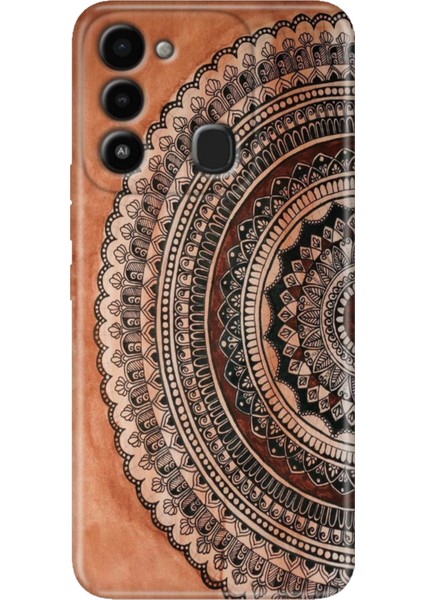 Tecno Spark 8c Kılıf Renkli Temalı Tecno 8c Silikon Mat Max