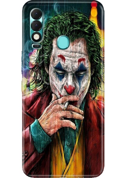 Tecno Spark 8t Kılıf Desenli Kapak Renkli Jokker
