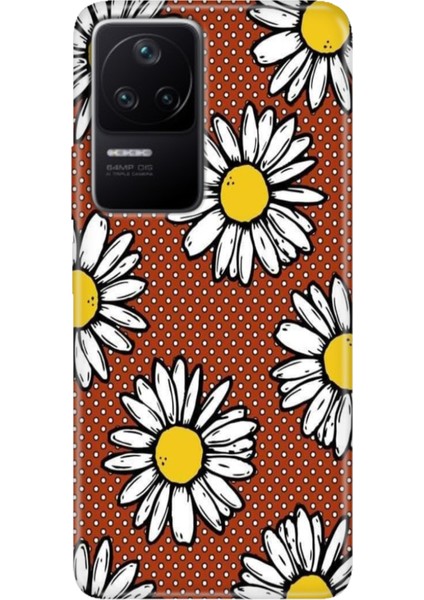 Xiaomi Poco F4 Kılıf Desenli Kapak Renkli Ermer Puantiye