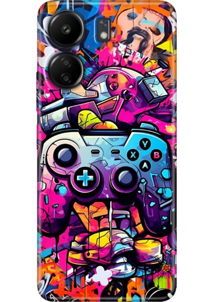 Xiaomi Redmi 13C - Poco C65 Kılıf Renkli Esnek Silikon Gamer