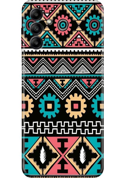 Samsung Galaxy A05S Uyumlu Kılıf Tasarım Tpu A05S Silikon Etnik