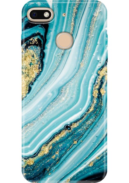 General Mobile Gm 8 Go Kılıf Desenli Silikon Renkli Tpu Uv Simli Taş