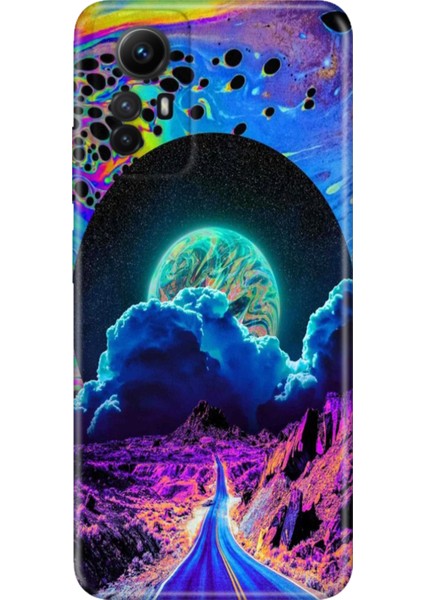Xiaomi Redmi Note 12S Kılıf Desenli Ermer Silikon Dream Road