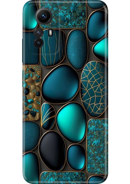 Xiaomi Redmi Note 12S Kılıf Desenli Ermer Silikon Marble