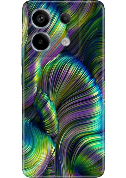 Redmi Note 13 Pro 5g / Poco X6 Kılıf Renkli Esnek Silikon Holographic