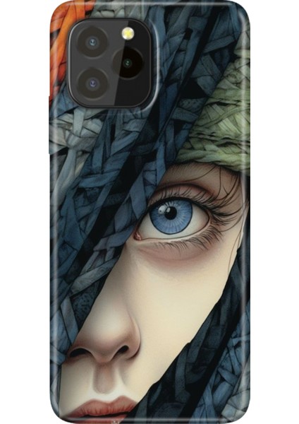 Oukitel C21 Pro / Plus Uyumlu Kılıf Desenli Silikon Renkli Tpu Uv Siluet