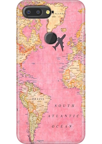 General Mobile Gm 9 Pro Kılıf Desenli Esnek Silikon Kapak Uv Map