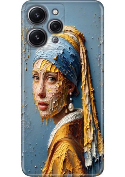 Xiaomi Redmi 12 Kılıf Tasarım Outlet Silikon Inciküpeli