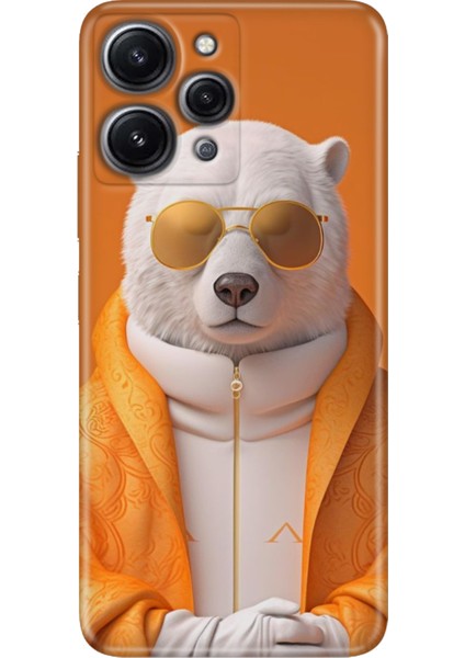 Xiaomi Redmi 12 Kılıf Tasarım Outlet Silikon Stil Bear