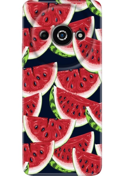 Xiaomi Poco C61 Kılıf Tasarım Baskılı Silikon Karpuz