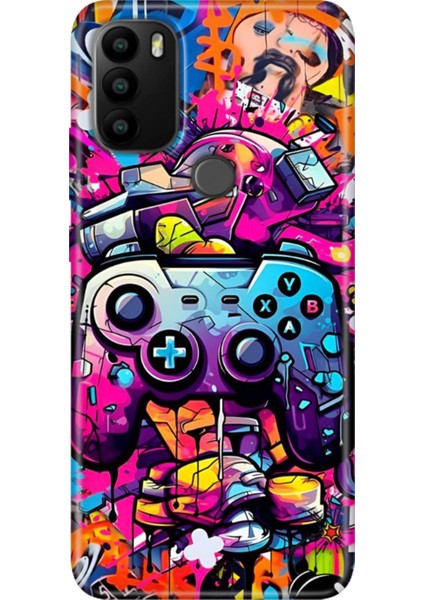 General Mobile Gm 21 Pro Kılıf Baskılı Esnek Silikon Kapak Gamer