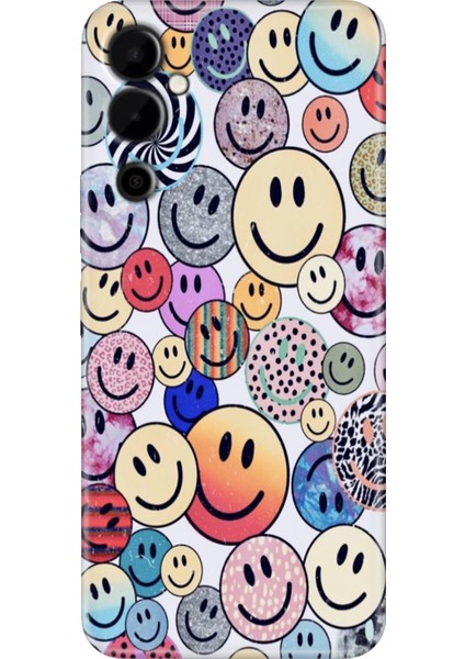 Tecno Pova Neo 2 Kılıf Renkli Baskılı Tpu Pova Neo2 Silikon Emojix