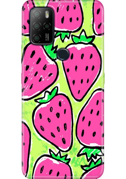 Omix X300 / Omix X500 Kılıf Hd Silikon Çilek