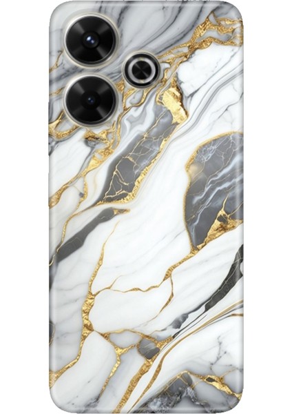 Xiaomi Redmi 13 4g Kılıf Renkli Tpu Baskı Ermer Silikon Arsos Mermer