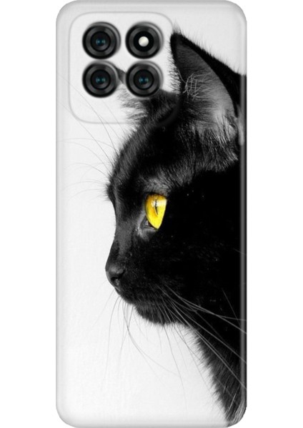 Reeder S71 Kılıf Desenli Kapak Renkli Tpu Uv Kedi Bakışı