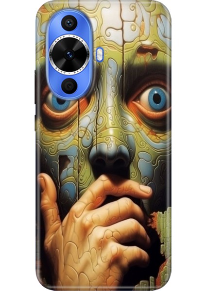 Huawei Nova 12S Kılıf Desenli Kapak Renkli Tpu Uv Iluzyon