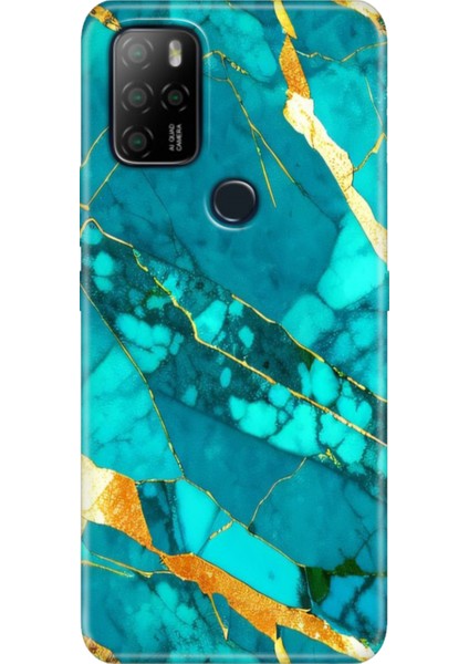 Omix X300 / Omix X500 Kılıf Hd Silikon Prag Mermer