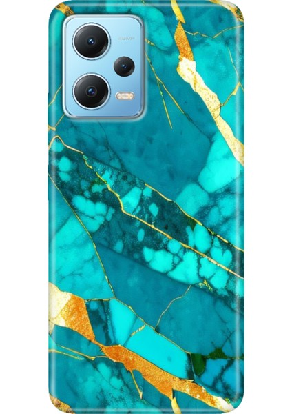 Xiaomi Redmi Note 12 4g Kılıf Desenli Design Silikon Prag Mermer
