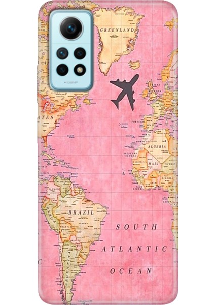 Xiaomi Redmi Note 12 Pro 4g Kılıf Desenli Outlet Silikon Map