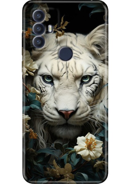 Tcl 30 Se Kılıf Desenli Silikon Renkli Tpu Uv Aslan