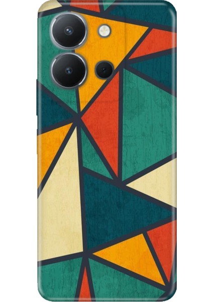 Vivo Y36 4g Kılıf Desenli Kapak Renkli Tpu Uv Wall
