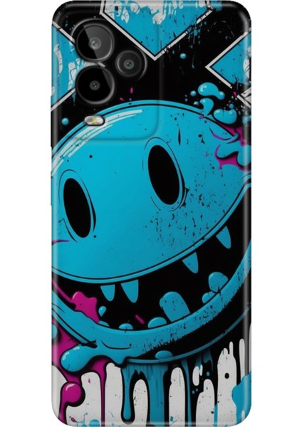 General Mobile Gm 24 Pro Kılıf Desenli Esnek Silikon Temalı Vintage Wall