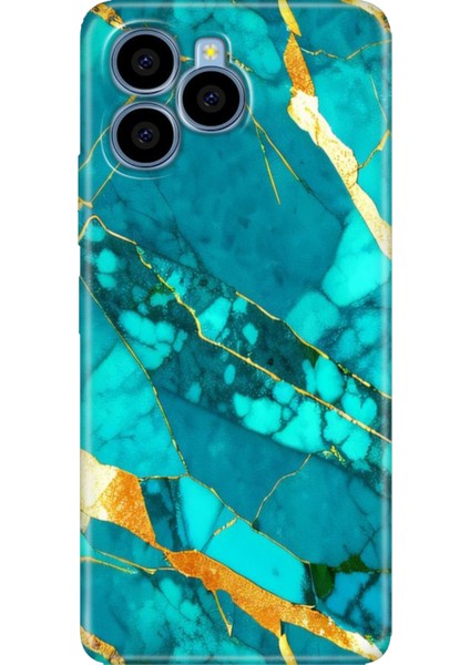 Omix X6 Kılıf Silikon Özel Kapak Prag Mermer