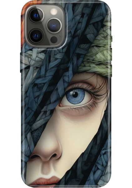 iPhone 12 Pro Max Kılıf Tasarım Baskılı Silikon Siluet