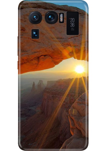 Xiaomi Mi 11 Ultra Kılıf Desenli Outlet Silikon Sun