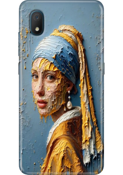 Tcl L7 Kılıf Desenli Silikon Renkli Phone Case Inciküpeli