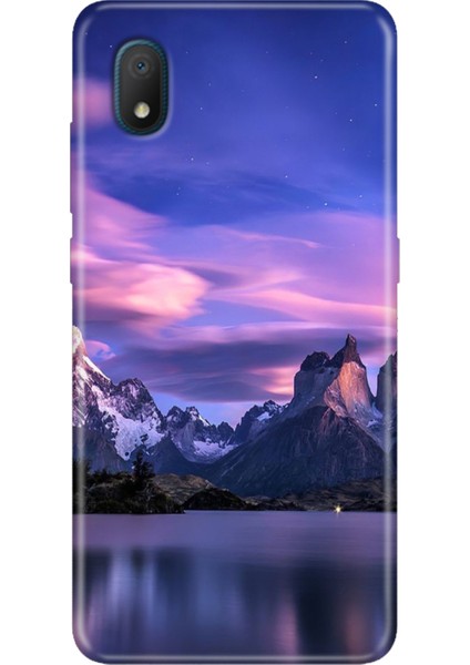 Tcl L7 Kılıf Desenli Silikon Renkli Phone Case Kuzey