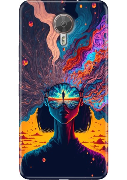 General Mobile Gm 5 Plus Kılıf Desenli Trend Silikon Girdap