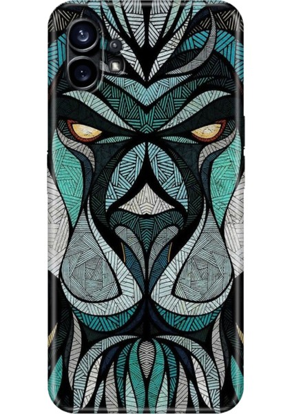 Nothing Phone 2 Kılıf Desenli Tpu Kapak Silikon Lion Mandala