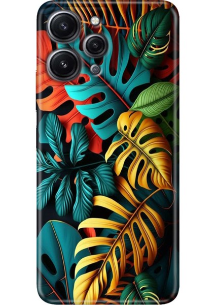 Xiaomi Redmi 12 Kılıf Tasarım Outlet Silikon Renkli Orman