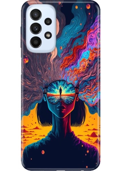 Samsung Galaxy A23 Kılıf Silikon Tasarım Stok Girdap