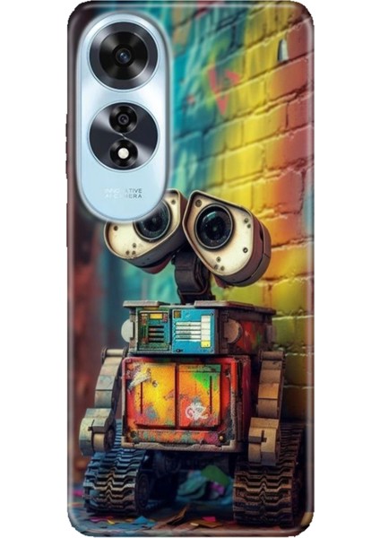 Oppo A60 Kılıf (CPH2631) Uyumlu Silikon Desenli Kalıplı Ermer Robotic