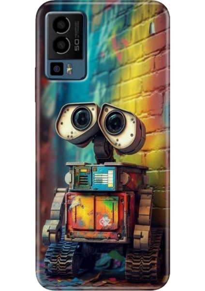 General Mobile Gm 23 Kılıf Desenli GM23 Silikon Case Uv Robotic