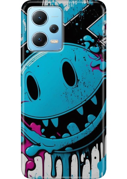 Xiaomi Redmi Note 12 4g Kılıf Desenli Design Silikon Vintage Wall