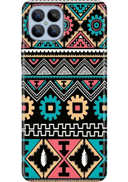 Omix X600 Kılıf Renkli Esnek Silikon Etnik