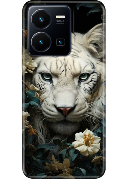 Vivo Y22S -Y35 Kılıf Desenli Kapak Renkli Tpu Uv Aslan