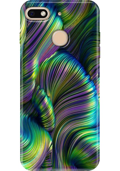 General Mobile Gm 8 Go Kılıf Desenli Silikon Renkli Tpu Uv Holographic