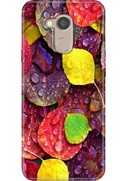 General Mobile Gm 8 Uyumlu Kılıf Desenli Silikon Renkli Tpu Uv Sonbahar