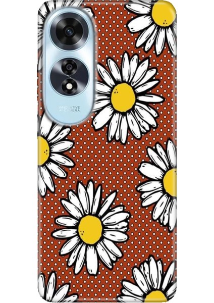 Oppo A60 Kılıf (CPH2631) Uyumlu Silikon Desenli Kalıplı Ermer Puantiye