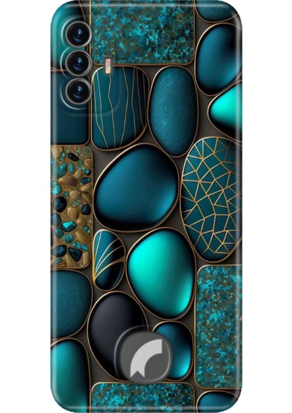 Reeder S19 Max Pro S Kılıf Silikon Tema Baskı Uv Marble