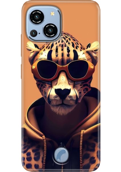 Reeder S23 Pro Max Kılıf Desenli Kapak Baskı Uv Tiger