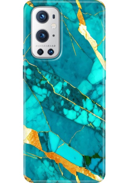 Oneplus 9 Pro Kılıf Desenli Design Silikon Prag Mermer