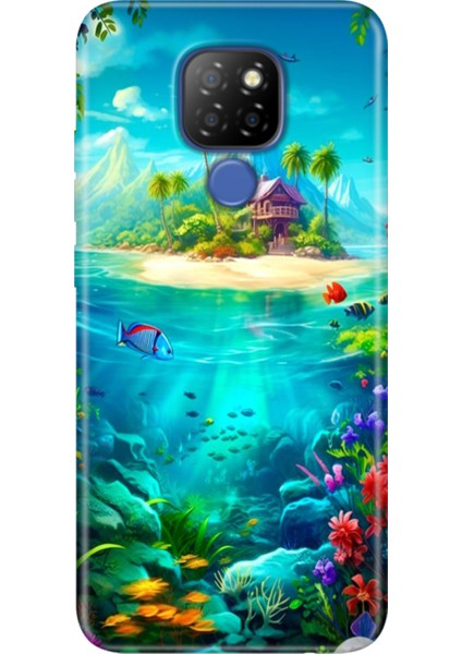 General Mobile Gm 20 Kılıf Desenli Silikon Case Uv Island