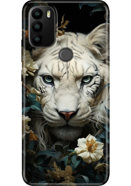 General Mobile Gm 21 Plus Kılıf Baskılı Silikon Kapak Aslan